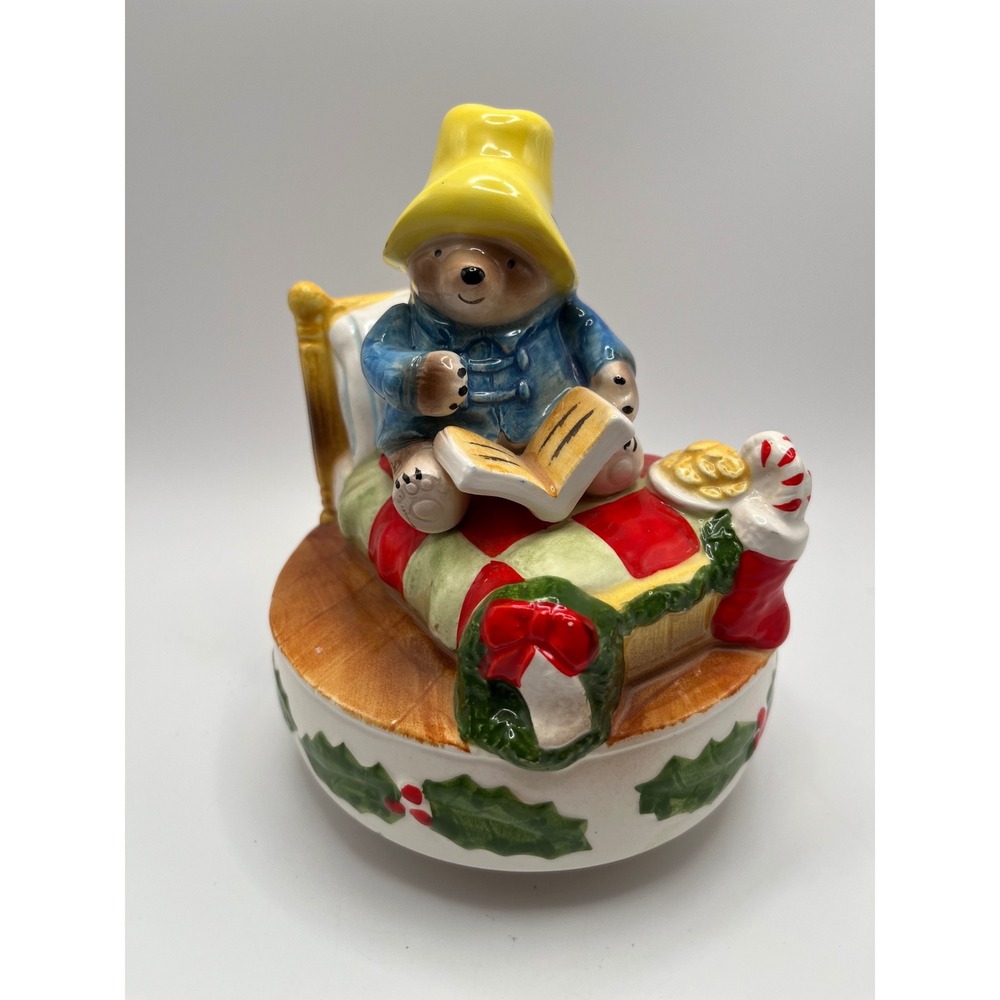 Vintage 1982 Paddington Bear Ceramic Musical Figurine Limited Edition 1895/10000